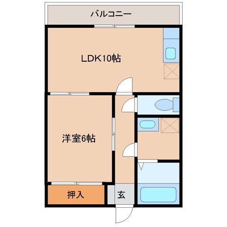 豊川ハイムの物件間取画像